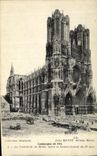 VINTAGE POSTCARD Militaria Countryside of the Cathedral of Rheims