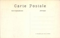 VINTAGE POSTCARD Militaria Battles of the Sermaize Marne the street and L town hall after the bombardment