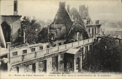 VINTAGE POSTCARD Militaria Ruins of the Episcopal Palate