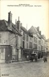 VINTAGE POSTCARD Militaria Thierry Castle French Coffee Street Carnot