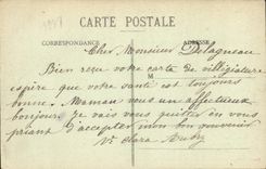 VINTAGE POSTCARD Militaria Main street of Marbotte