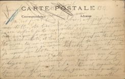 VINTAGE POSTCARD Militaria the War Church of Quesnoy