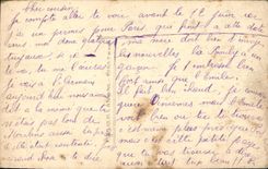CPA Militaria Mots du Coeur