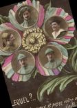 VINTAGE POSTCARD Militaria Soldiers Flower of Francfe