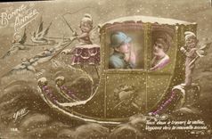 VINTAGE POSTCARD Militaria Angels Imp