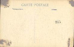 VINTAGE POSTCARD Militaria Choisy with the Vat a street after the bombardment