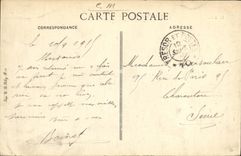 VINTAGE POSTCARD Militaria L Argonne Ruins D Avocourt Seen external of L Church