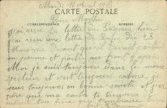 VINTAGE POSTCARD Militaria In the East Loading of the volunteers for Sed Dul Bahr