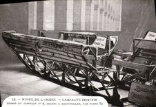 VINTAGE POSTCARD Militaria Musee of L Armed Marketing year 1914 1916 Remains with the zeppelin shot down number 8 has Badonviller