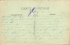 VINTAGE POSTCARD Militaria Salonique Exodus of the refigues in front of L invader Ass