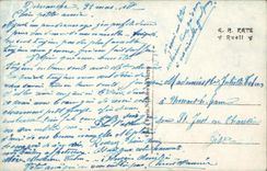 VINTAGE POSTCARD Militaria Honor with the Brave men Medal