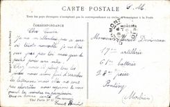VINTAGE POSTCARD Militaria Day of L Oise Commemorative Plate