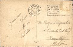 CPA Roma Giardine Vaticano e Cupola s Pietro 