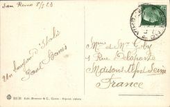 Panorama DA Levante del remo de san de la POSTAL de la VENDIMIA