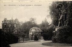 VINTAGE POSTCARD Mulhouse Work calls Schweissdissi