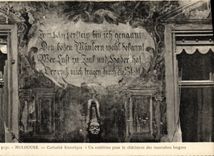 VINTAGE POSTCARD Historical Mulhouse Curiosity an Emblem For the Punishment of the malicious gossip