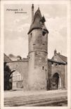 VINTAGE POSTCARD Mulhouse Bollwerkturm