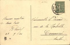 VINTAGE POSTCARD Mulhouse Places Meeting L Town hall