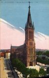 VINTAGE POSTCARD Mulhouse Church Etienne Saint