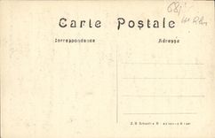 VINTAGE POSTCARD Thann Pelit Side Gate of L Church