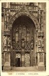 VINTAGE POSTCARD Thann the Porteral Cathedral