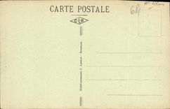 VINTAGE POSTCARD Thann Large Holy Gate of Church Thiebaut