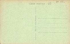 Monumento de Colmar de la POSTAL de la VENDIMIA de general Rapp