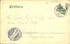 VINTAGE POSTCARD Thann Gruss