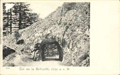 Collar de Colmar de la POSTAL de la VENDIMIA de Schlucht