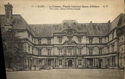 CPA Blois Le Chateau Facade Interieure Gaston d Orleans