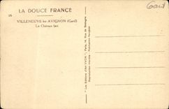 VINTAGE POSTCARD Villeneuve Avignon the Castle