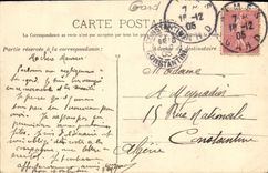 CPA Nimes Le Pont du Gard La route