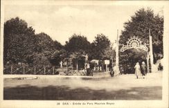 La POSTAL Dax de la VENDIMIA entro del intestino de Mauricio del parque