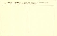 La POSTAL Dax de la VENDIMIA coloca las cales y la catedral