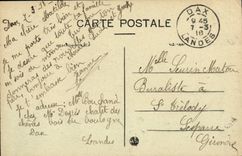 POSTAL Dax de la VENDIMIA la fuente de agua de la fuente D de Nebe