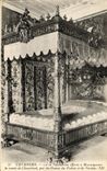 CPA Chambord Le Chateau Lit et tapisseries offerts a Monseigneur le comte de Chambord par les dames du Poitou Nantes