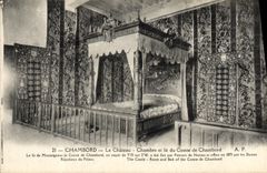 CPA Chambord Le Chateau et lit du Comte de Chambord
