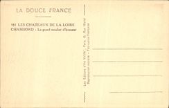 CPA Les Chateaux de la Loire Chambord Le grand escalier d honneur