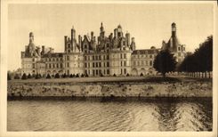 CPA Chateau de la Loire Chambord Facade Nord