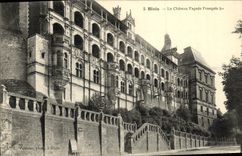 CPA Chateau de Blois Facade Francois 1er