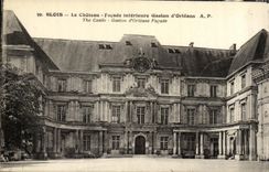 CPA Blois Le Chateau Facade Interieure Gaston D Orleans