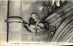 CPA Blois Le Chateau Cariatide Correction Maternelle