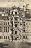 CPA Blois Le Chateau Escalier Francois ler