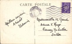 CPA Blois Eglise Saint Nicolas vue du Chateau