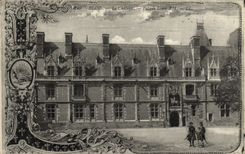 CPA Blois Le Chateau Facade Louis Xll