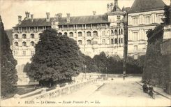 CPA Blois Le Chateau Facade Francois l er