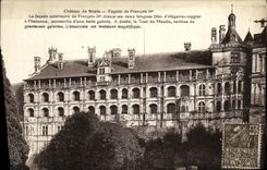CPA Blois De Chateau Facade Francois 1er