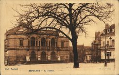 VINTAGE POSTCARD Mouils the Theater