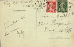 VINTAGE POSTCARD Vichy Covered Promenades and Street Cunin Gridaine