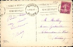 VINTAGE POSTCARD Vichy L hydropathic establishment of 2nd class